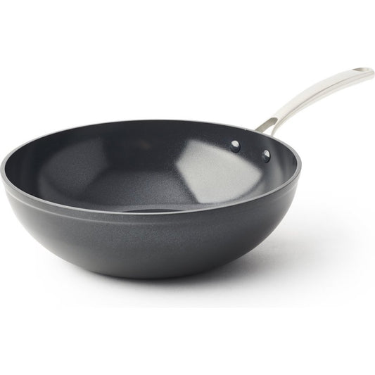 Bk Superior Ceramic Wokpan 30 Cm Zwart