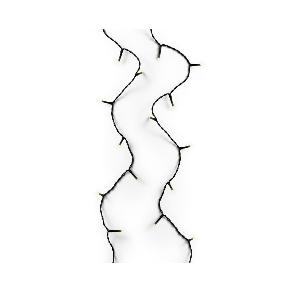 Lumineo Basic Led Kerstverlichting 36M Zwart Ip44 Klassiekwarm