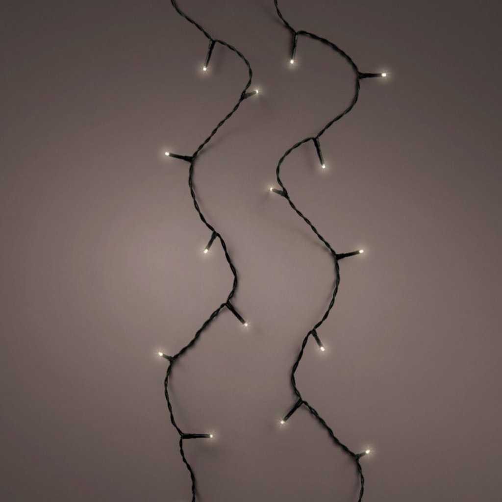 Lumineo Led Snoer 720 Leds 5400 Cm Zwart Warm Wit Licht