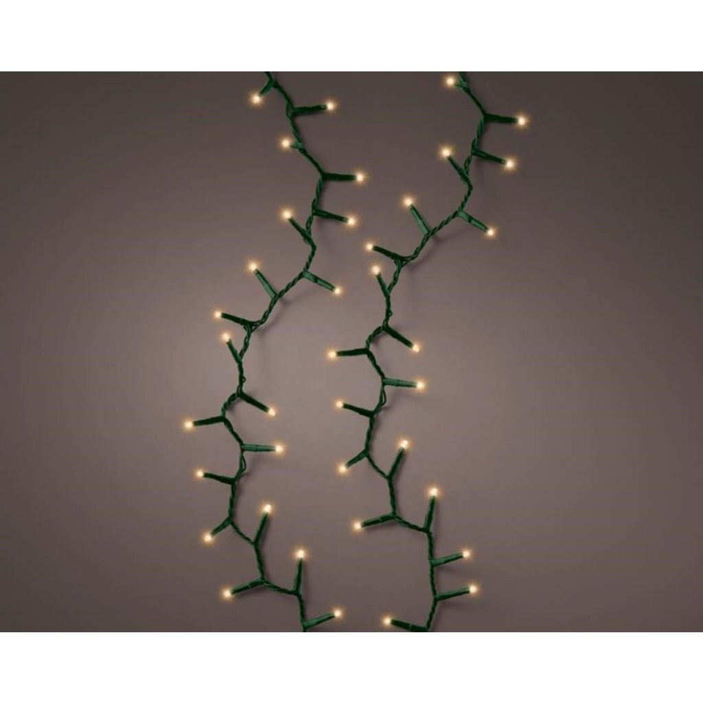 Lumineo Compact Kerstverlichting Binnen/Buiten 34M Groen 1500 Leds Warm Wit Dimmer Timer