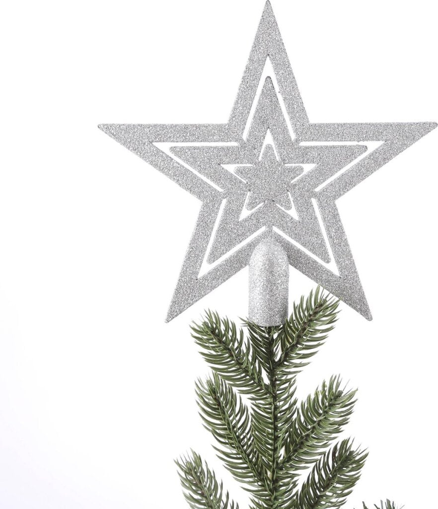 House Of Seasons Kerstboom Decoratie Kunststof Zilver 40 Stuks