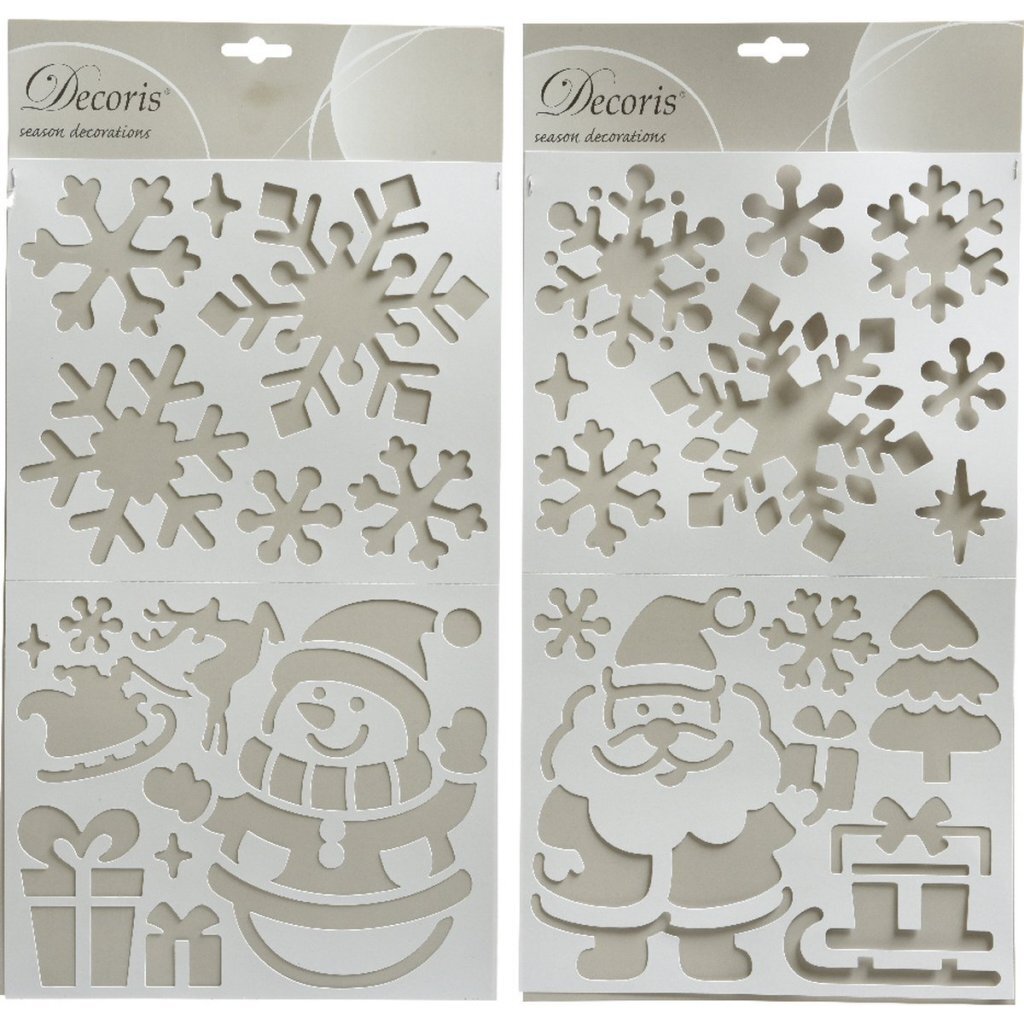 Decoris Kerstfiguren Stencils Assorti