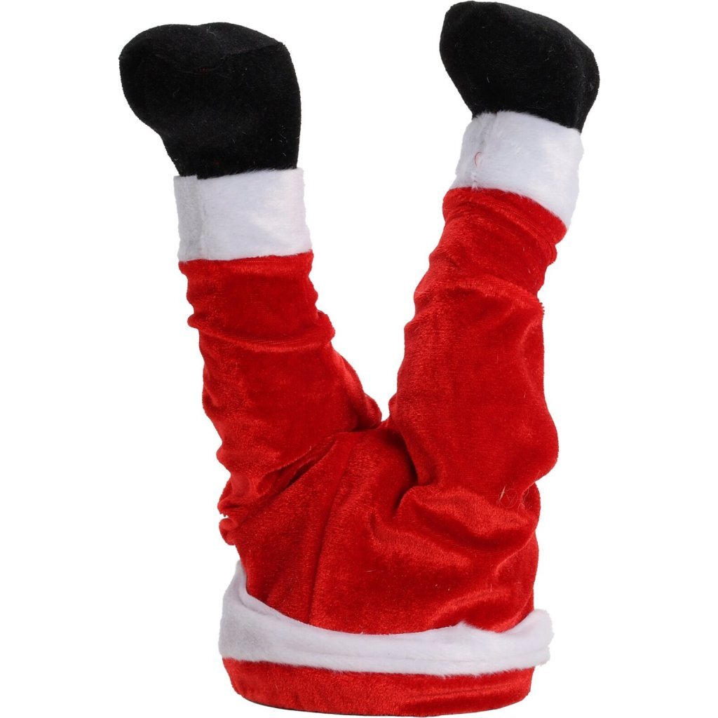 Overige Merken Decoratie Led Kerstman Benen 35 Cm